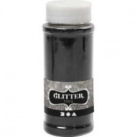 Glitter, 110 g, black [HOB-51267]