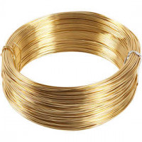 Aluminium Wire, thickness 1.5 mm, 100 m, gold [HOB-51723]