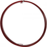 Aluminium Wire, W: 15 mm, thickness 0.5 mm, 2 m, red [HOB-518333]