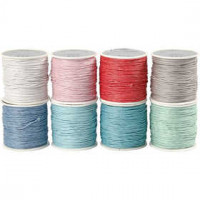 Cotton Cord, thickness 1 mm, 8x40 m, asstd colours [HOB-51967]
