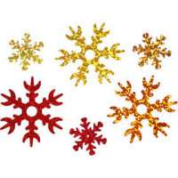 Sequins, D: 25+45 mm, 30 g, gold, copper, red [HOB-52180]