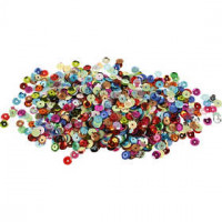 Sequins, D: 6 mm, 100 g [HOB-52230]