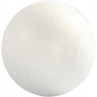 Polystyrene Balls, D: 3 cm, 10 pcs, white [HOB-543011]