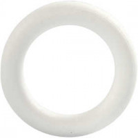 Ring, outer size 12 cm, thickness 20 mm, 1 pc, white [HOB-54316]