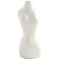 Torso, size 18x7.5x5.5 cm, 1 pc, white [HOB-54331]