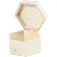 Box, size 12x7 cm, inner size 10.5x6.6 cm, 1 pc, plywood [HOB-55321]