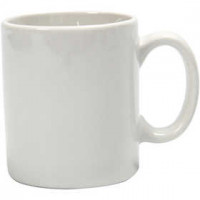 Porcelain Mug, H: 7 cm, D: 6 cm, 12 pcs, white [HOB-55596]