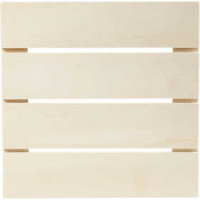 Wall Decoration, size 28.6x28.6 cm, thickness 1.1 cm, 1 pc, plywood [HOB-56120]
