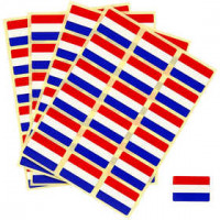 Flag Stickers, size 15x22 mm, 72 pcs [HOB-59118]