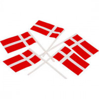 Cake Flags, size 30x50 mm, 100 pcs [HOB-59122]