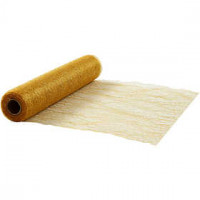 Table Runner, W: 30 cm, 10 m, gold [HOB-593019]