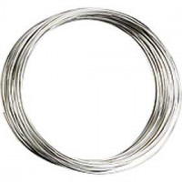 Memory Wire, thickness 0.7 mm, D: 5 cm, 1 pc, silver-plated [HOB-61509]