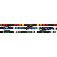 Katsuki Beads, D: 5 mm, hole size 1.2 mm, 3x40 cm, asstd colours [HOB-69945]