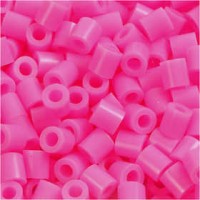 Fuse Beads, size medium mm, size 5x5 mm, 6000 pcs, rose (32222) [HOB-751021]