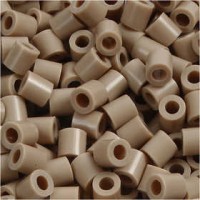 Fuse Beads, size medium mm, size 5x5 mm, 1100 pcs, beige (32248) [HOB-751060]