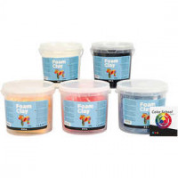 Foam Clay®, 5x560 g, primary colours [HOB-78138]