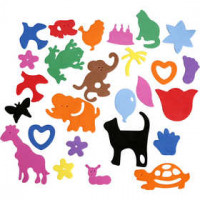 Eva Foam Shapes, size 20-80 mm, 1110 mixed [HOB-79062]