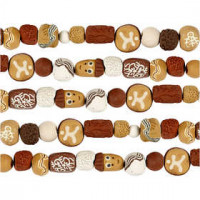 Luxury Bead Harmony, D: 9-19 mm, hole size 3-4 mm, 1 set, yellow harmony [HOB-99060]