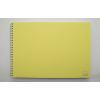Sketch Book A3 White Plain Cover Yellow (1 pc) [BOP-SCHBA3Y]