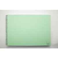Sketch Book A3 White Plain Cover light Green (1 pc) [BOP-SCHBA3G]