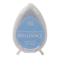 Ink Pads Brilliance Dew drops Pearlescent Sky blue (1 pc) [BD-000-038]