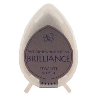 Ink Pads Brilliance Dew drops Starlight Silver (1 pc) [BD-000-093]