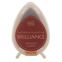 Ink Pads Brilliance Dew drops Crimson Copper (1 pc) [BD-000-097]