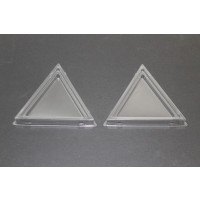 Plastic Lid Triangular 10.2x7.8x1.5cm (100 pieces) [CLT4]