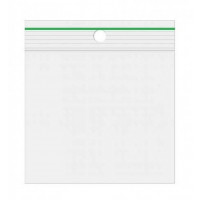 Grip Seal Bags with Hang hole 13x12.5cm PE 50 micron Bargain! (1.000 pieces) [2PEC1312]