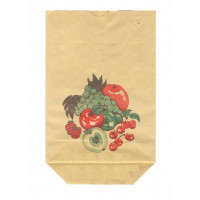 Cross Bottom Grocery Bags Kraft (content 1.5 kg) 19x29cm - 1 ply 70 grs [100 pieces) [PAKB1929]