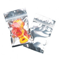 Grip Seal Bags Transparent/Silver 9.2x12.7cm (100 pieces) [HZB4S]