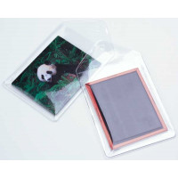 Vinyl Magnet Sleeve 6.0 x 8.3cm with hanger. Sold in packs of 100. 