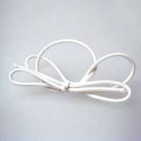 Decorative Loops White 25.5cm (50 pieces) [10SW]