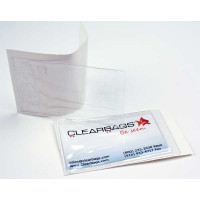 Vinyl Business Card Pouch 5.9x8.9cm Adhesive Back (10 pieces) [VINBUS3]