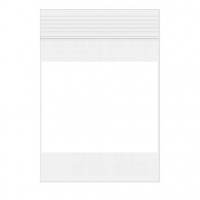 Grip Seal Bags with Write-on-Panel 15x20.5cm PE 50 micron (100 pieces) [2WE68]