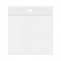 Grip Seal Bags with Hang hole 5x5cm PE 50 micron (100 pieces) [2PR22]