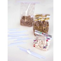 Tin Ties Sticky for 7.5cm wide Bags (1.000 pieces) [TTA3WH]