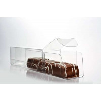 Plastic Gift Boxes for Chocolates 3.5x3.5x10.8cm with Insert (100 pieces) [CNDY196]