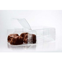 Plastic Gift Boxes for Chocolates 7x3.7x7cm with Insert (100 pieces) [CNDY227]