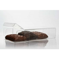 Plastic Gift Boxes for Chocolates 7x3.7x14cm with Insert (100 pieces) [CNDY230]