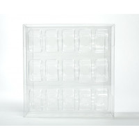 Plastic Gift Boxes 19.5x5.1x19.1cm Crystal Clear (25 pieces) [FPB258]