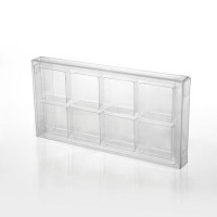 Plastic Gift Boxes for Candy Set of 8 pieces 7x1.4x13.8cm (25 pieces) [CNDY272]