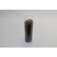 Plastic Tube round 5x40cm glued Bottom and loose Lid (25 pieces) [KJ-5X40V]