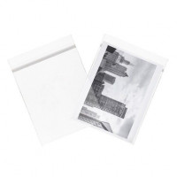 Plastic Bags 29.1x36.2cm Transparent Peel and Seal (100 pieces) [B11PC]