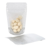 Stand Up Pouches Rice Paper Transparent/Silver 7.9x5.1x13cm | 28 grams (100 pieces) [ZBGR1SC]