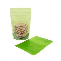 Stand Up Pouches Rice Paper Transparent/Green 11.9x7.6x18.4cm | 114 grams (100 pieces) [ZBGR46GC]