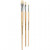 Nature Line Brushes, size 8+14+20, 3 pcs [HOB-100257]