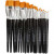 Gold Line Brushes, size 0+2+4+8+12+16+20, W: 2-24 mm, 30 pcs [HOB-10249]