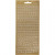 Stickers, sheet 10x23 cm, 1 sheet, gold [HOB-170214]