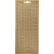 Stickers, sheet 10x23 cm, 1 sheet, gold [HOB-170228]